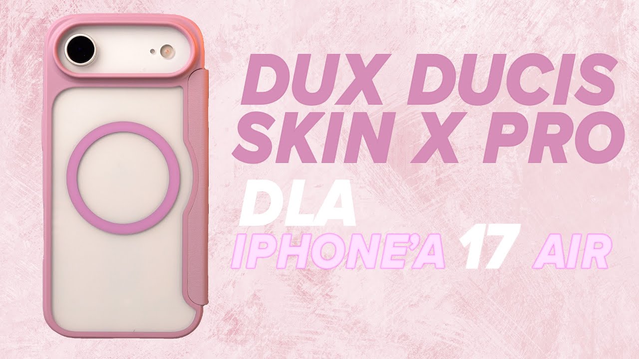 Dux Ducis Skin X Pro - Super cienkie etui książeczkowe do iPhone 17 Air