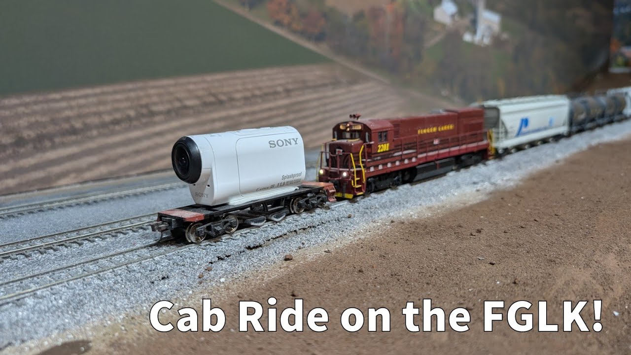 Cab Ride on the HO Scale Finger Lakes Railway!