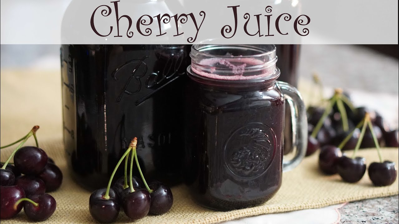 Make Cherry Juice at Home Canning Tutorial