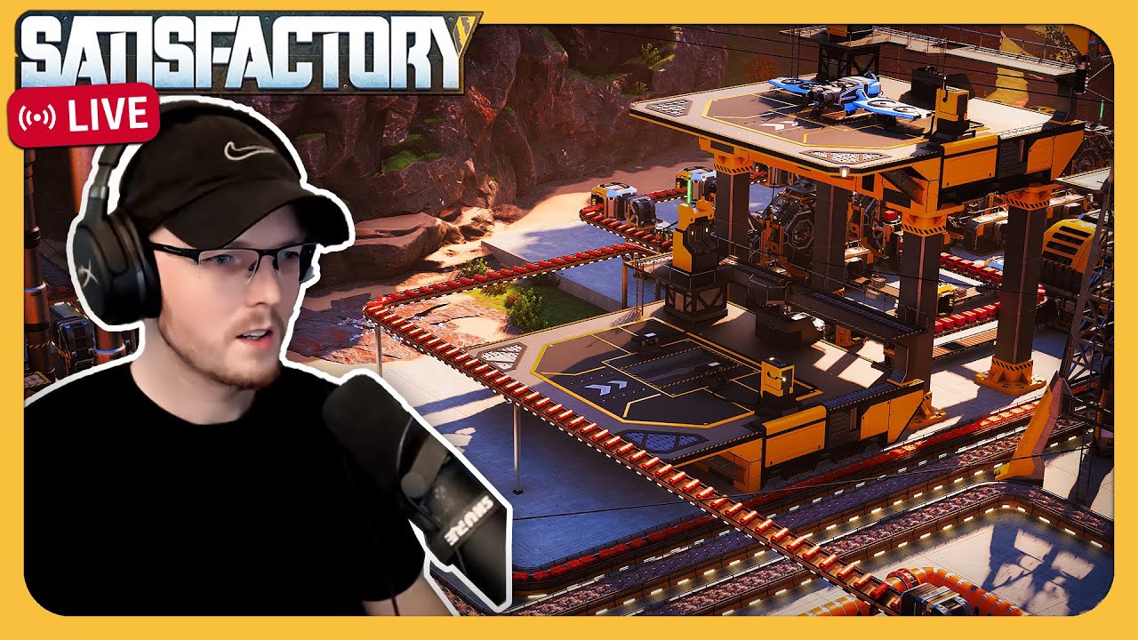 TIER 8 COMPLETE! - Let's Play 🔴 Satisfactory LIVE