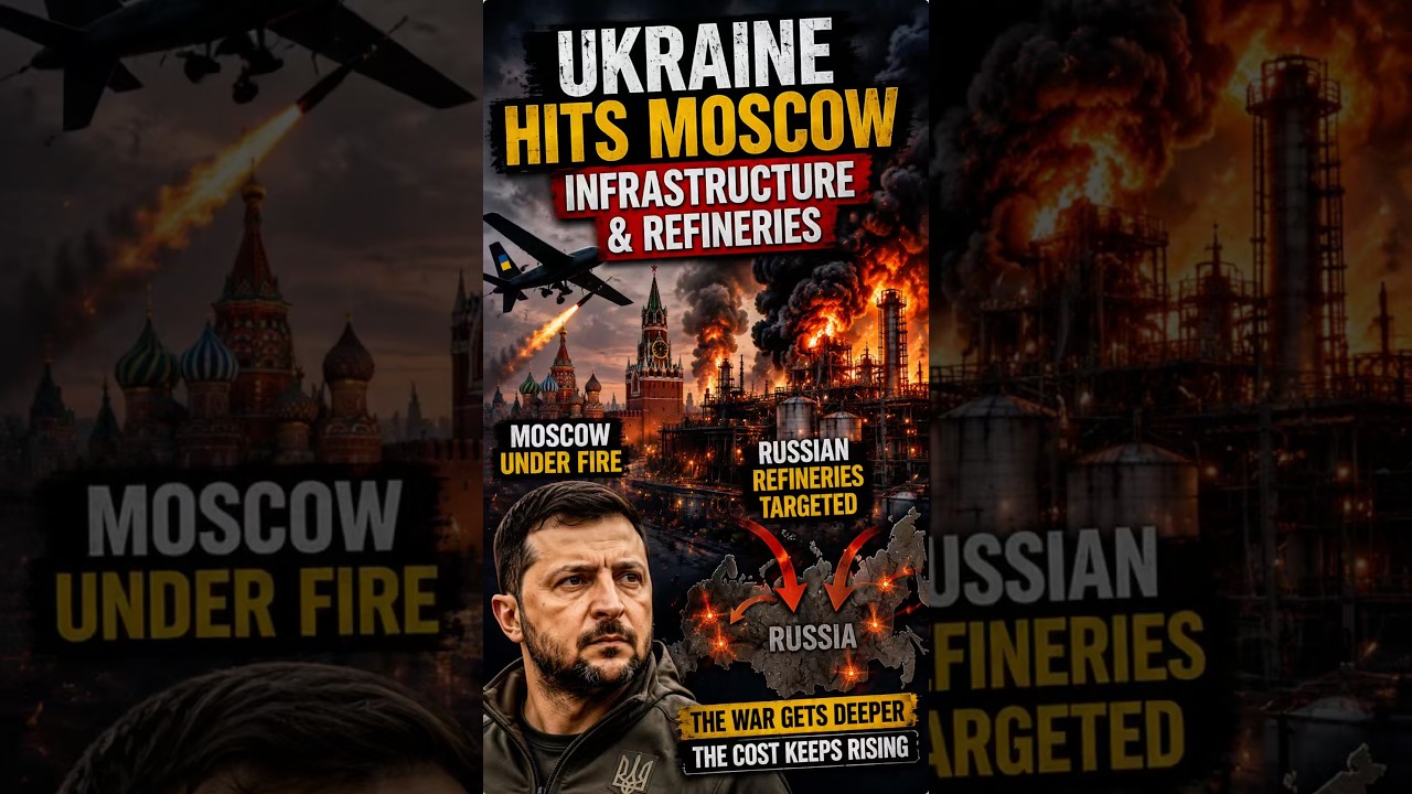 Ukraine Strikes Moscow Infrastructure and Russian Refineries: The War Hits Deeper