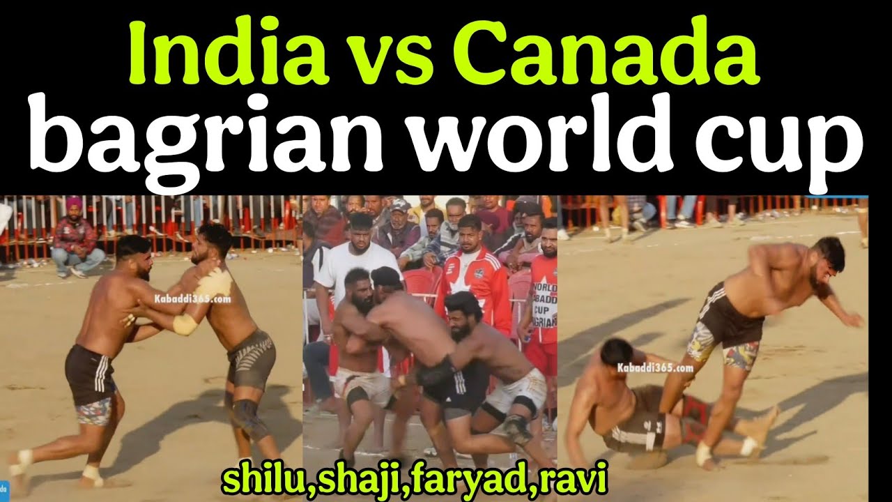 BAGRIAN WORLD CUP ! INDIA VS CANADA ! LIVE KABADDI ! FLOPPENDU