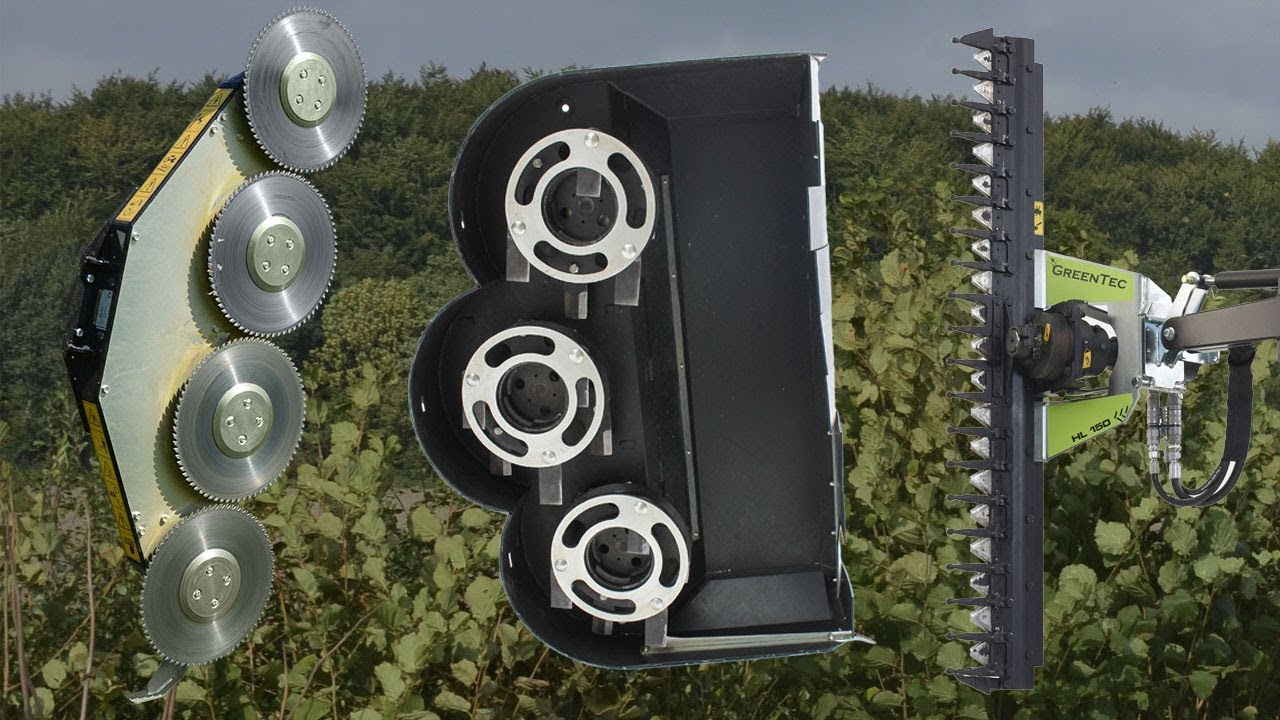 Hedge Cutting and Verge Mowing Equipment for Professionals | GreenTec Attachment Tools