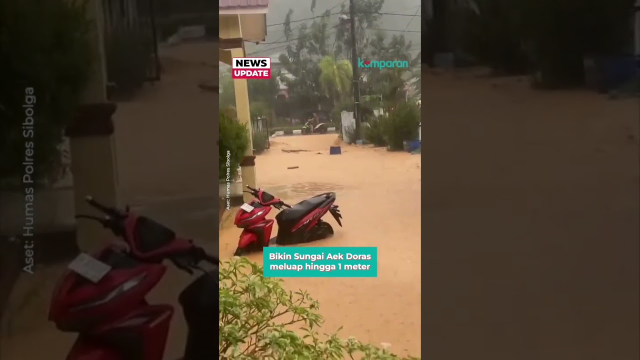 Lagi-lagi Sibolga Sumut Dikepung Banjir