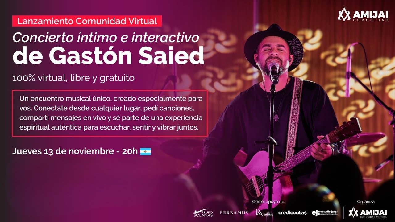 Concierto de Gast&oacute;n Saied
