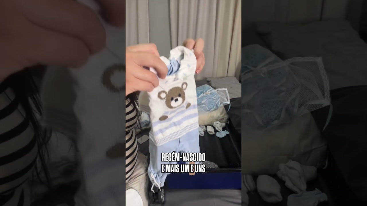 A maternidade nos EUA oferece tudo para o beb&ecirc;, por isso estou levando s&oacute; alguns looks. #maenoseua
