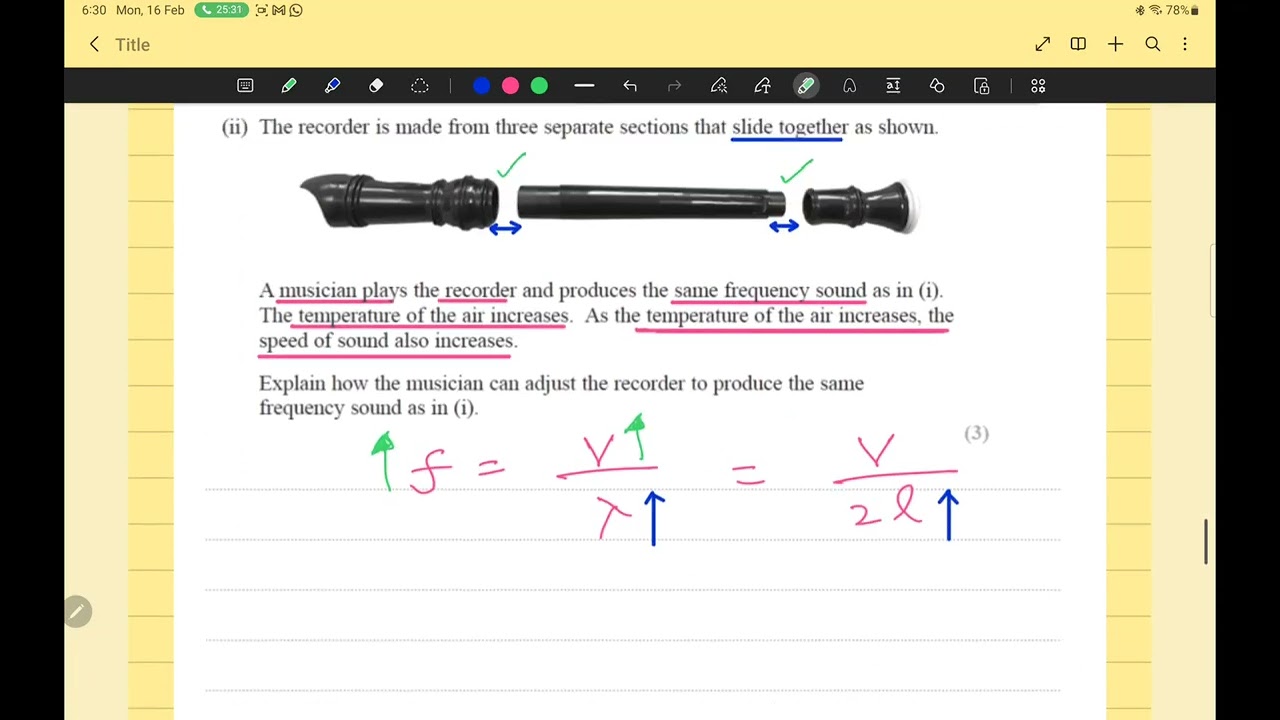 Edexcel standing waves