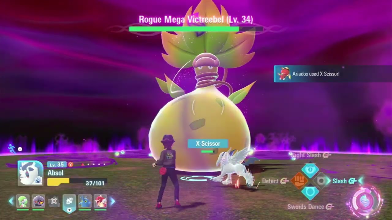 [4K] vs Mega Victreebel - Pok&eacute;mon Legends - ZA