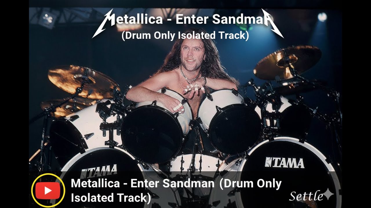 Metallica - Enter Sandman  (Drum Only Isolated Track)
