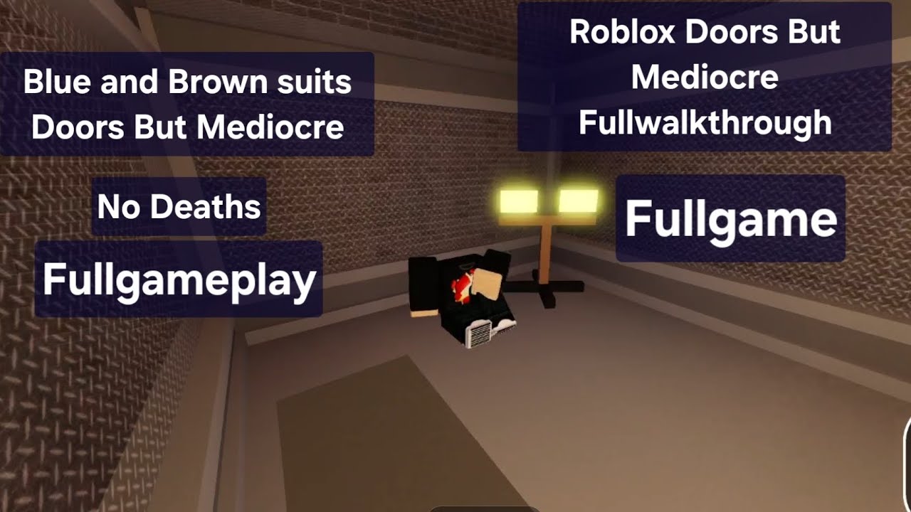 Roblox Doors But Mediocre Fullwalkthrough..... #robloxdoorsfanmade #robloxdoors #doorsinroblox...