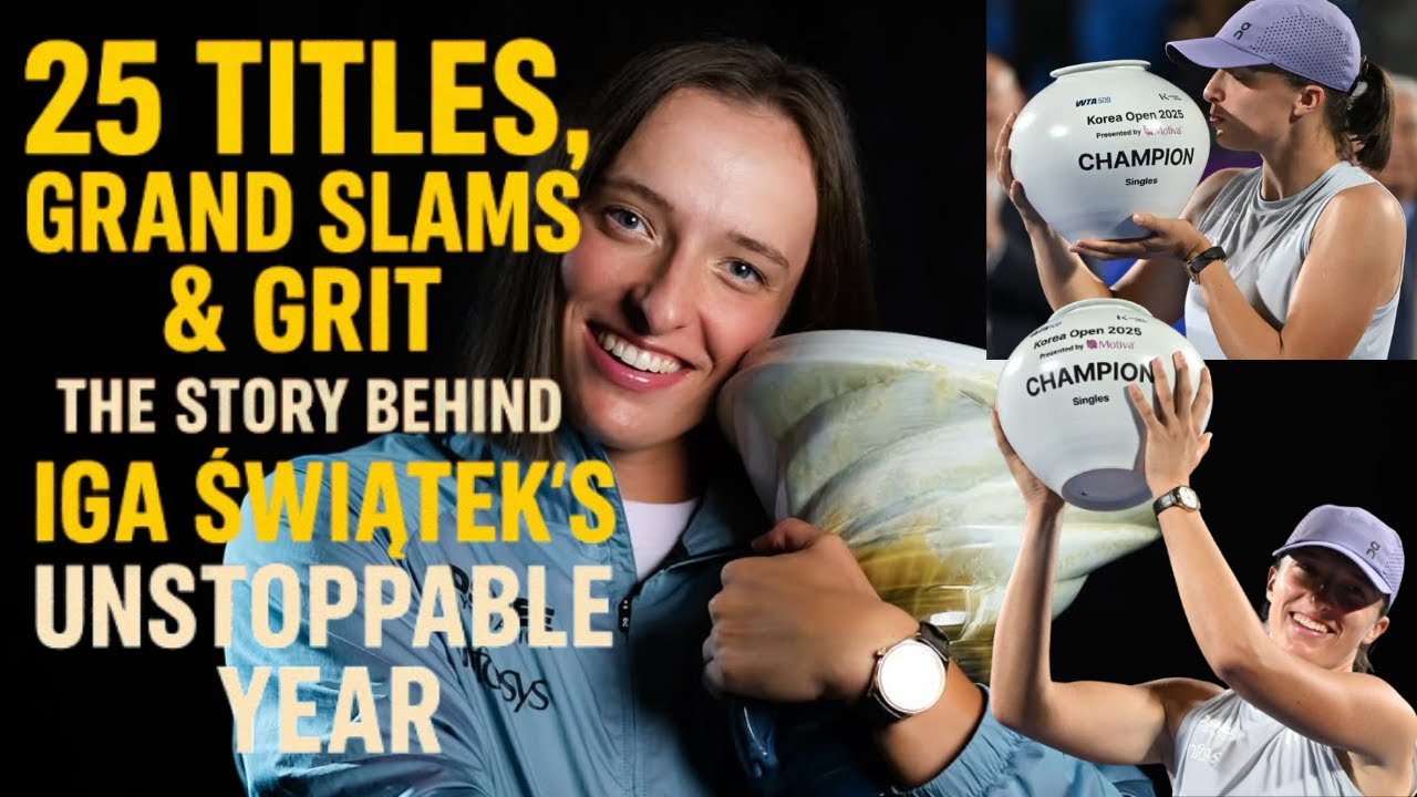 IGA SWIATEK  SHOCKING 2025 RISE : From Wimbledon Double Bagel to Korea Open Comeback.
