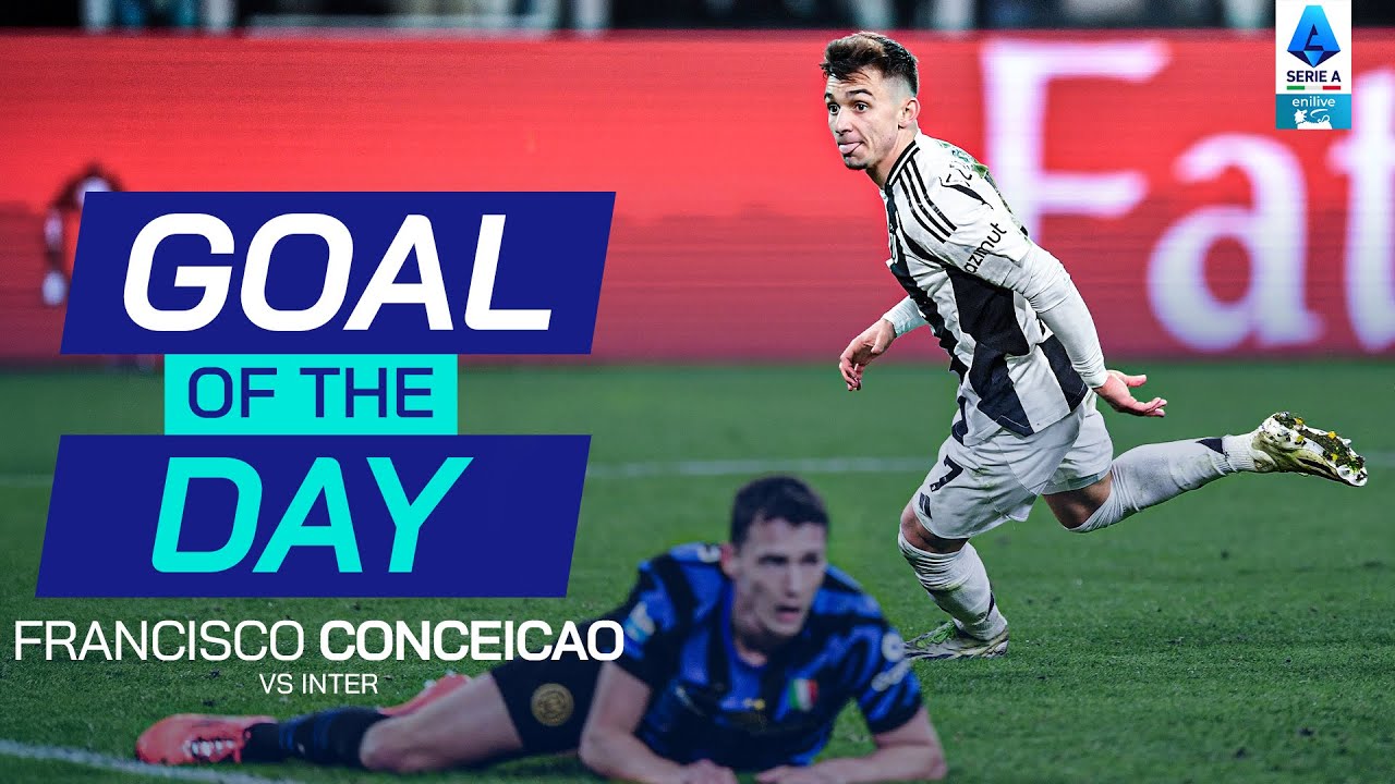 GOAL OF THE DAY | Conceicao's Goal in Slow Motion | Juventus-Inter | Serie A 2024/25