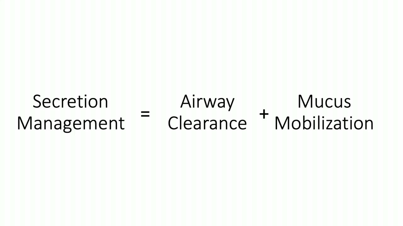 Respiratory Care During Acute Illness