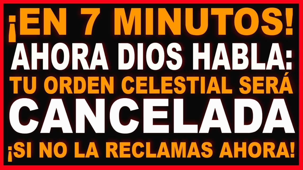 ⏰ DIOS HABLA AHORA EN VIVO: “¡TU ORDEN DE PAGO CELESTIAL ESTÁ A PUNTO DE SER CANCELADA!”