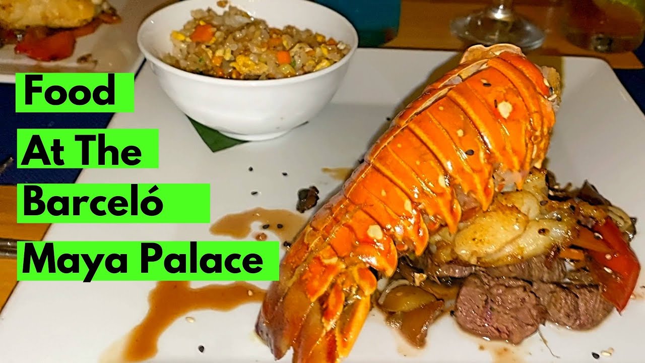 Food At The Barcelo Maya Palace