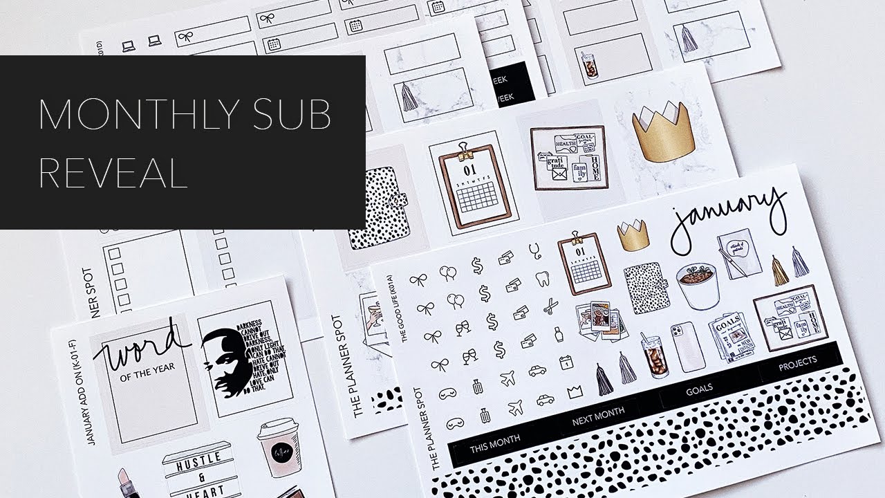 Made some changes to our planner sticker kit for 2021!