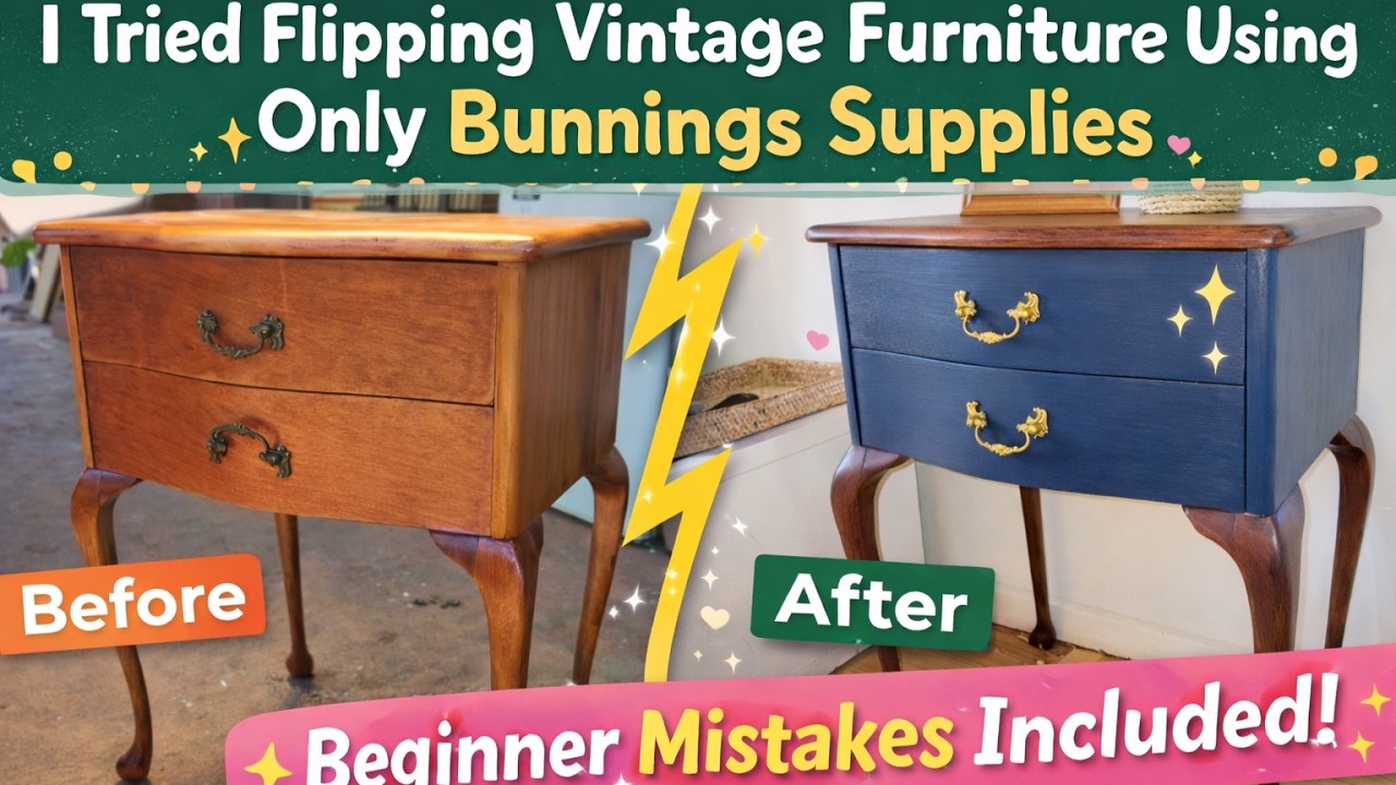 I Upcycled This Vintage Piece Using Bunnings Supplies