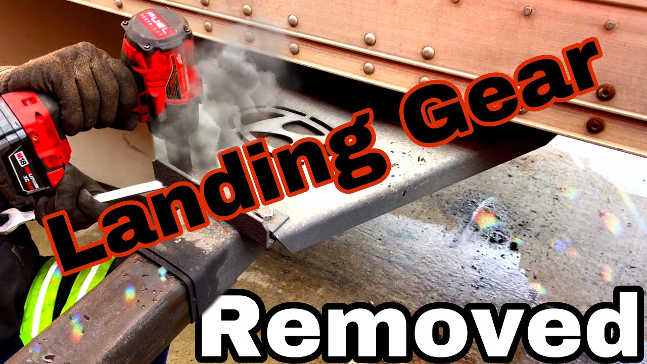 Removal of Landing Gear on Trailer
