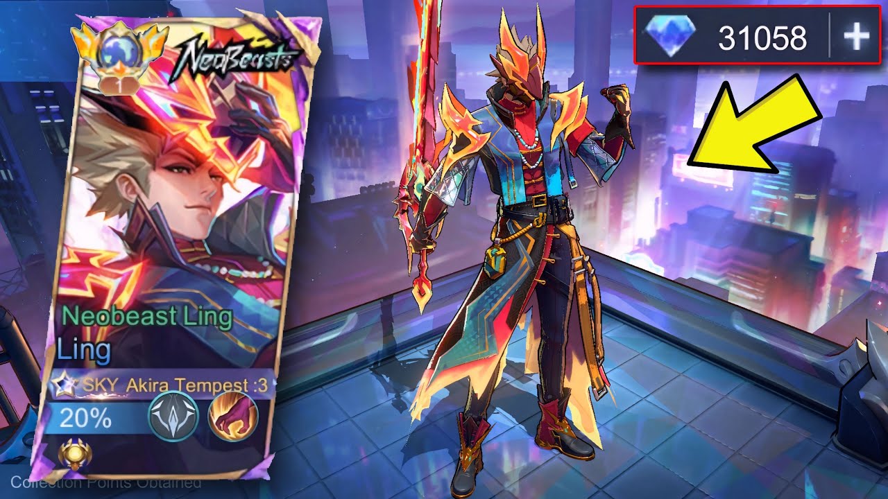 LING NEOBEAST SKIN IS FINALLY HERE! DIAMOND SPENT REVEAL! + SOLO HIGH RANK INTENSE GAMEPLAY! -MLBB