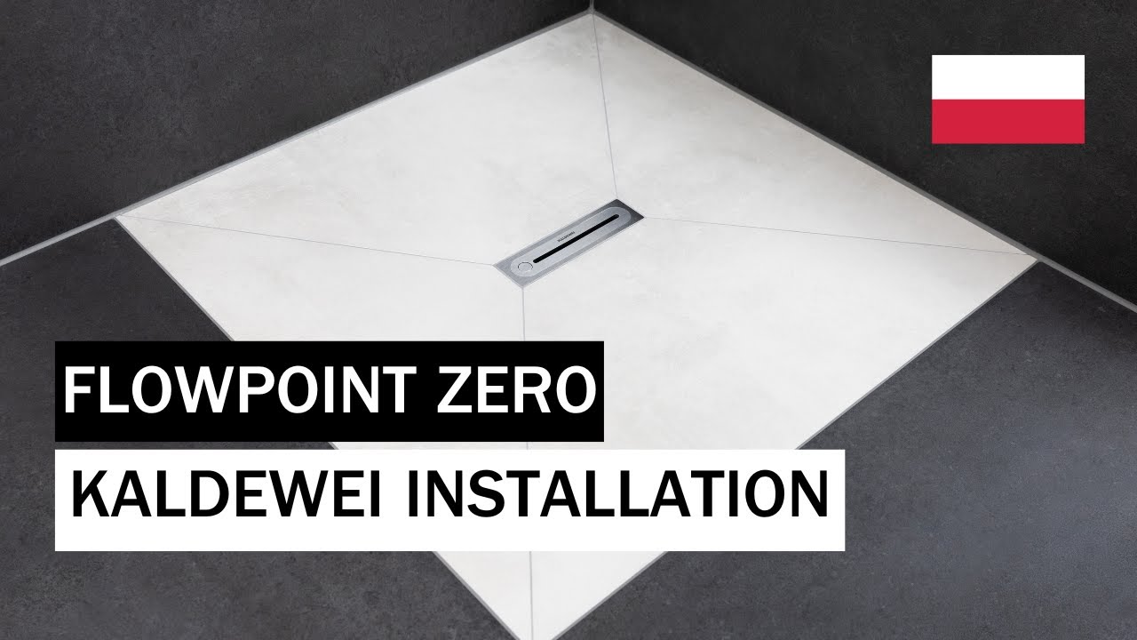 Instalacja KALDEWEI FLOWPOINT ZERO