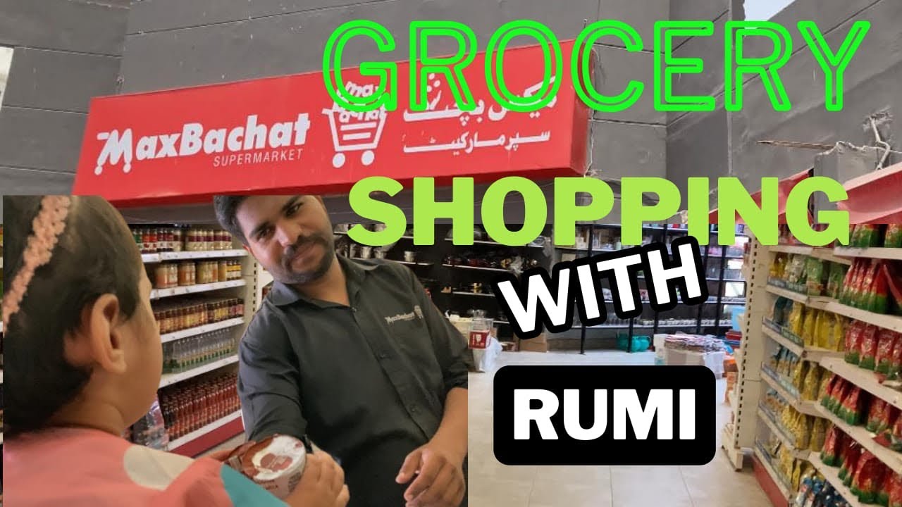 Grocery Shopping With Rumi | Vlog MaxBachat Super Market