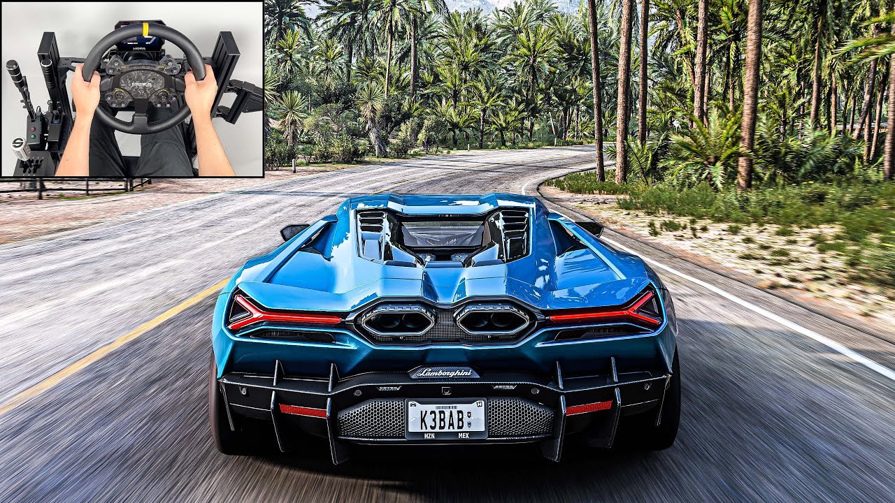 2024 Lamborghini Revuelto | Forza Horizon 5 | Steering Wheel Gameplay