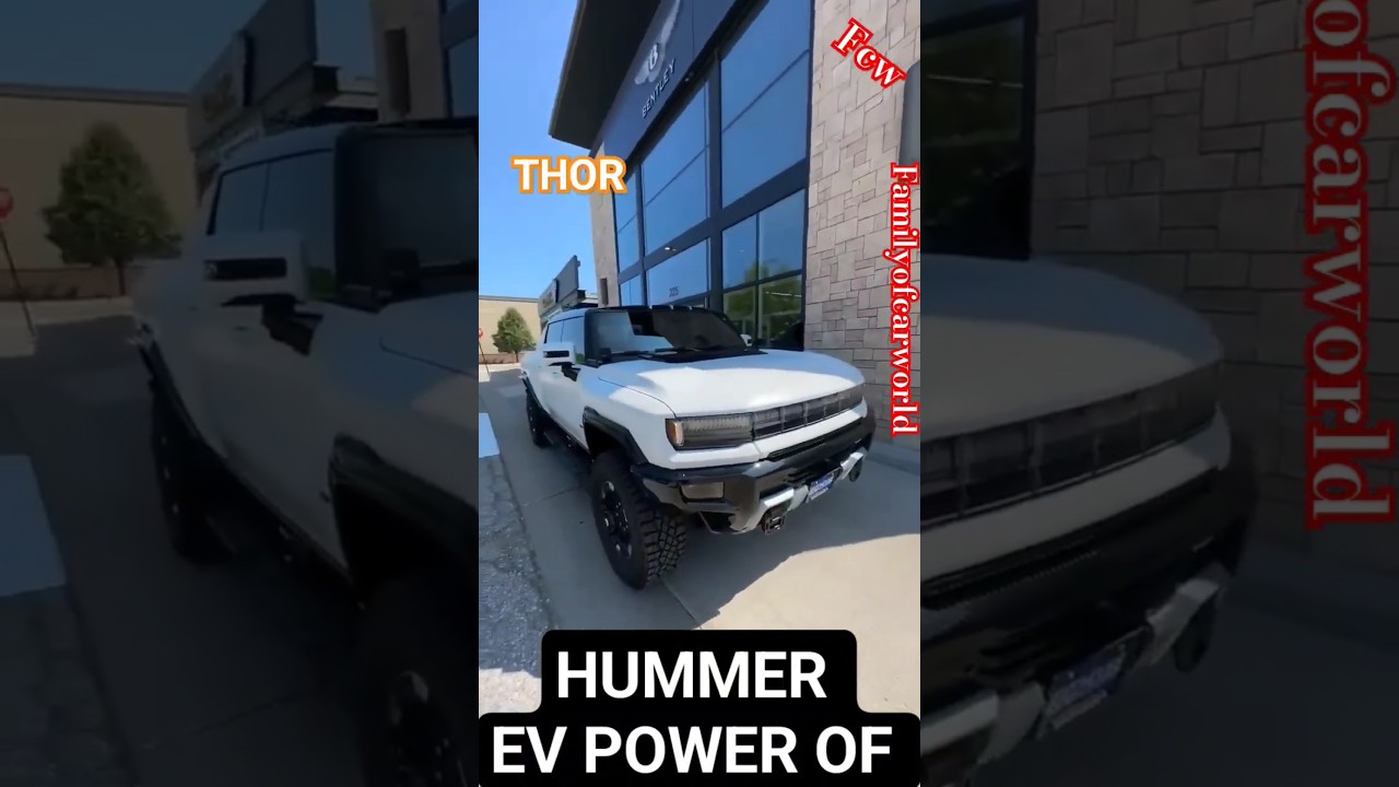 HUMMER EV | MOST POWERFULL EV | 314 miles range | 830 Hp |  USA Military vehicle | #familyofcarworld