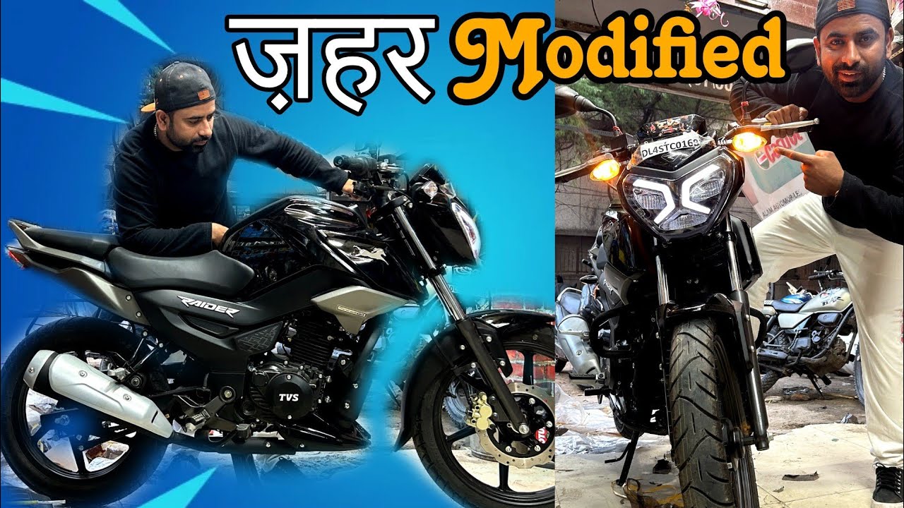 Mind-Blowing TVS Raider 125 Modification Revealed!