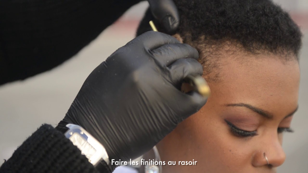 COUPE AFRO FEMME AVEC TONDEUSES HAIRCUT TH25PRO et TH24ST par GUY HAIRCUT