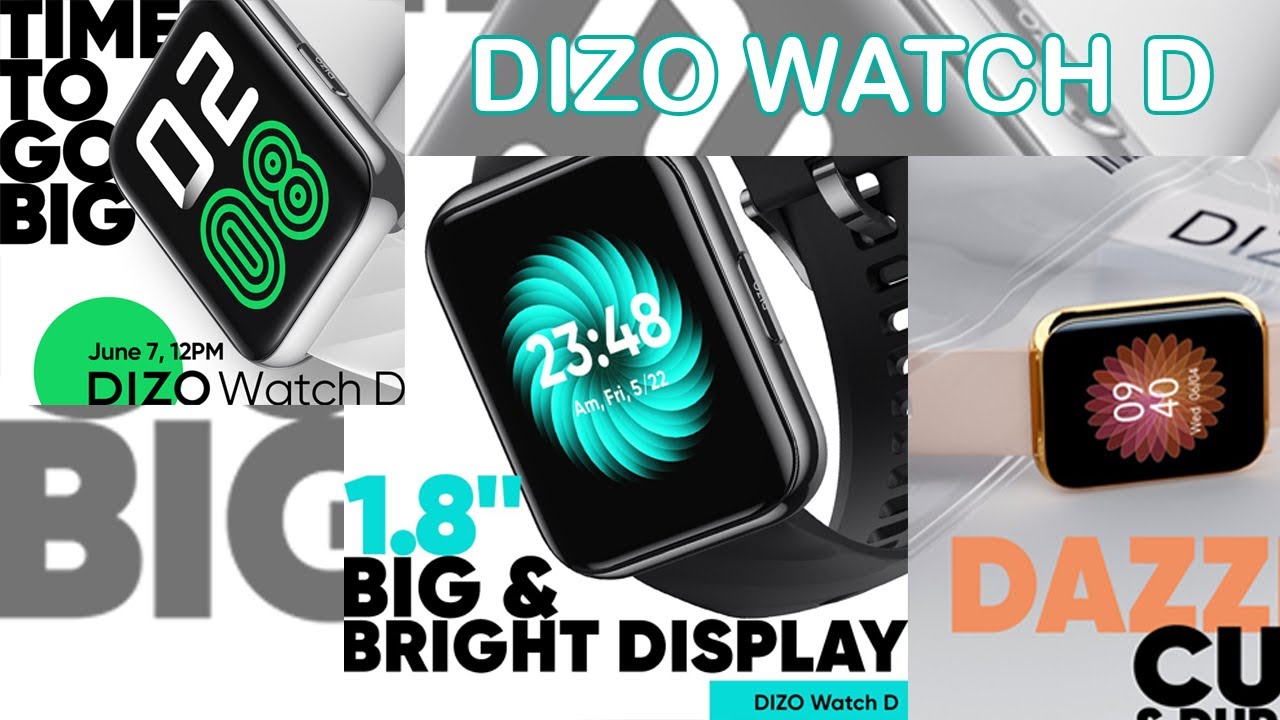 PR TECH NEWS #11 Dizo Watch D Smartwatch Launch in India on June 7 Curved Glass Design