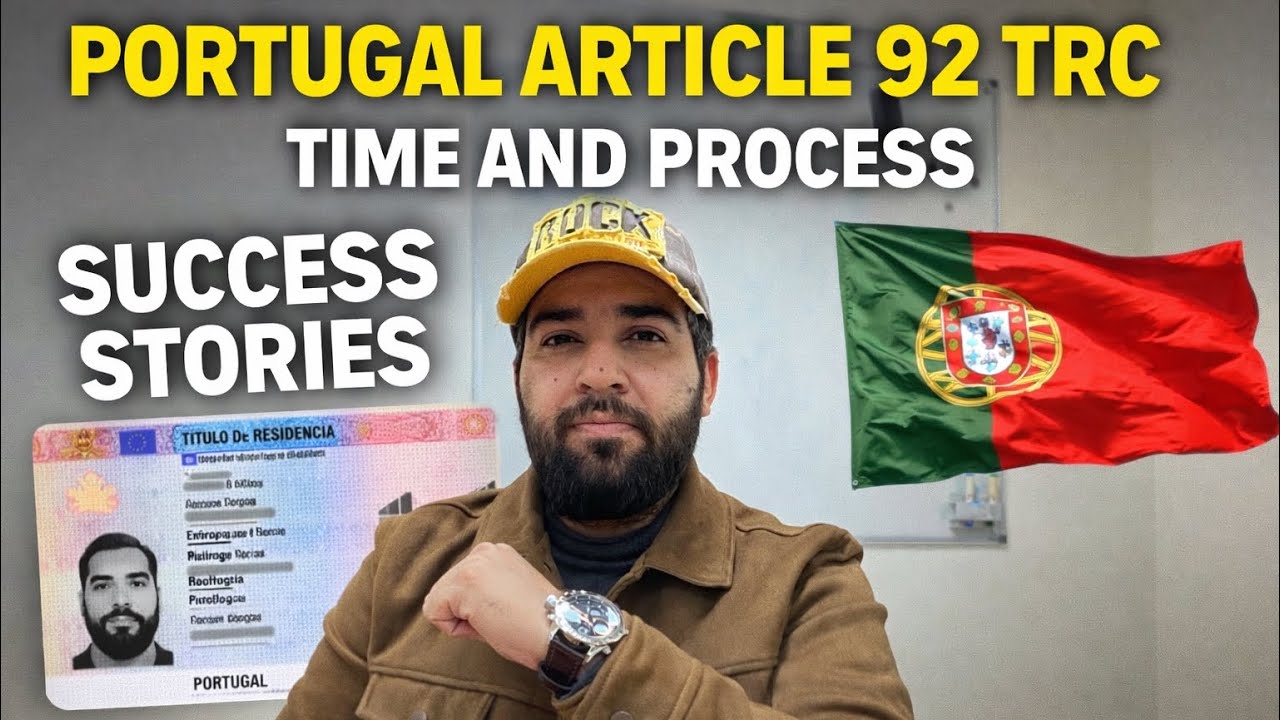 Portugal Article 92 TRC 🇵🇹 | Time & Process Explained | 100% Success Ratio