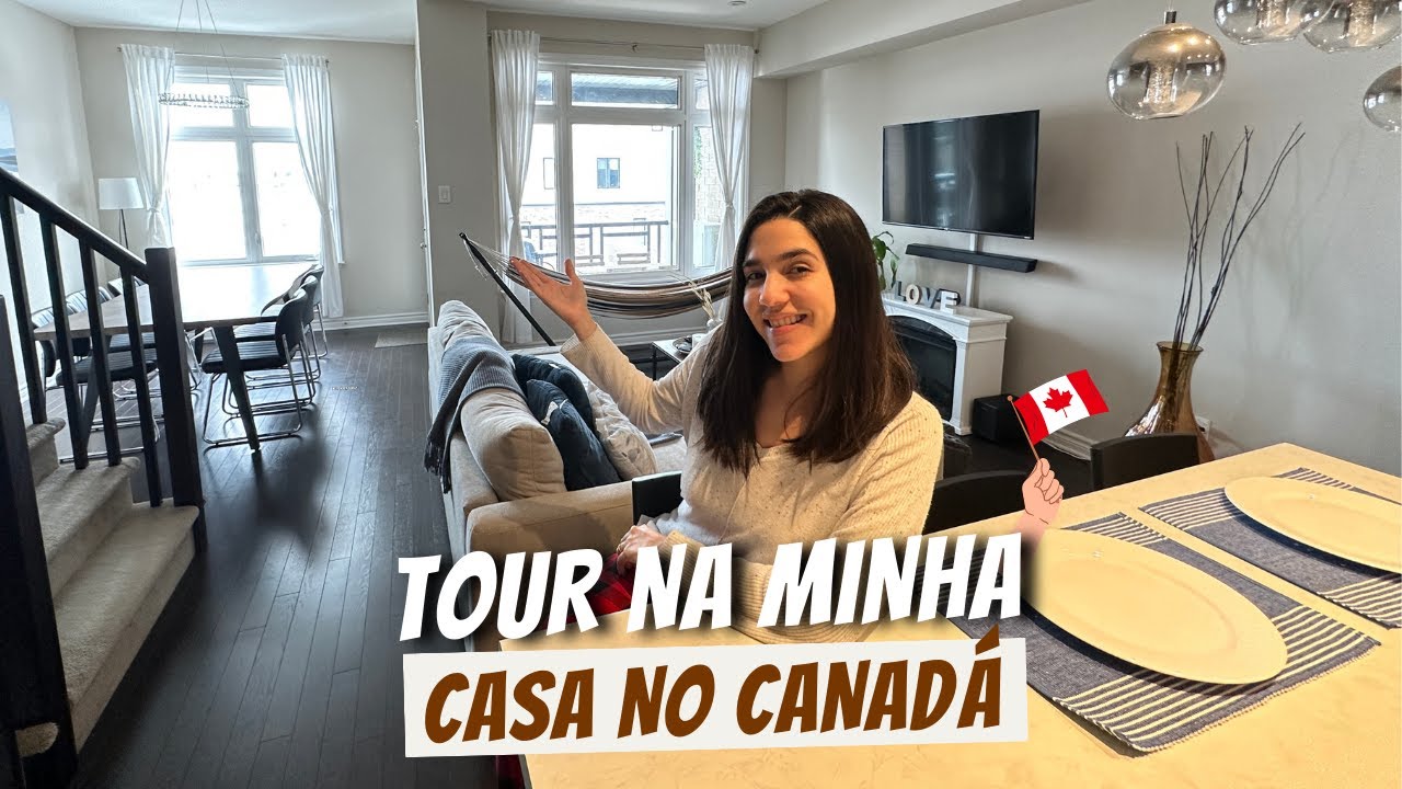 TOUR PELA MINHA CASA NO CANADÁ! Ottawa, Ontario