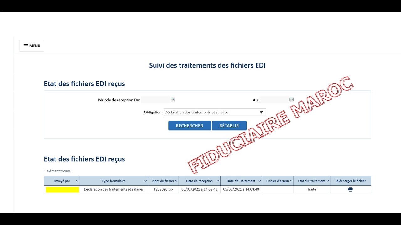 Télédéclaration de l'Etat 9421 en mode EDI et EFI + Application gratuit pour fichier xml