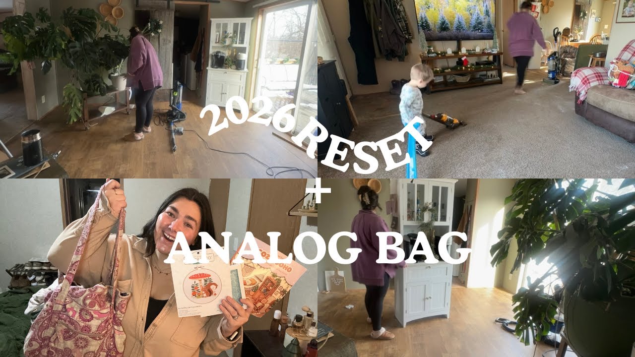 why I stopped VLOGMAS, first 2026 Monday reset, what's in my analog bag | VLOG