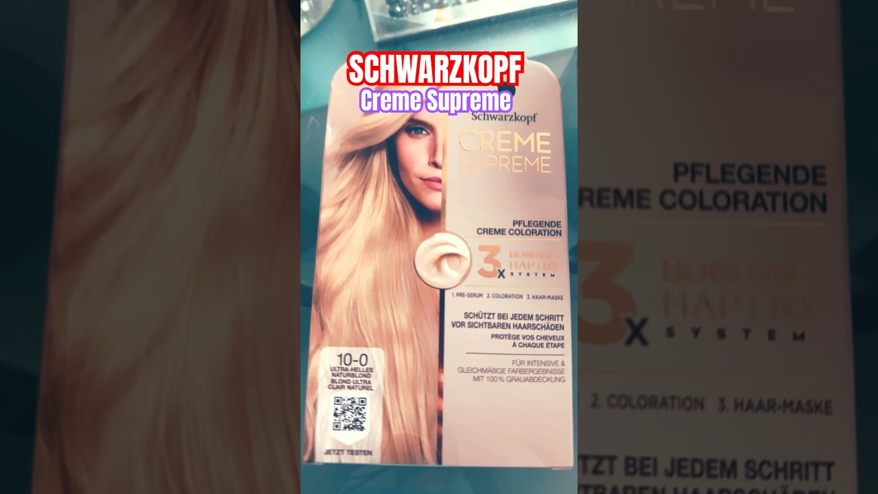 Mehr als nur Pflege: Die neue k&ouml;nigliche Pflege Creme Supreme von Schwarzkopf! #haarfarbe #new #wow