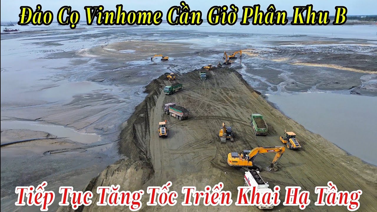 Đảo Cọ Vinhome Cần Giờ Phân Khu B Tiếp Tục Triển Khai Hạ Tầng Kết Nối Các Phân Khu 