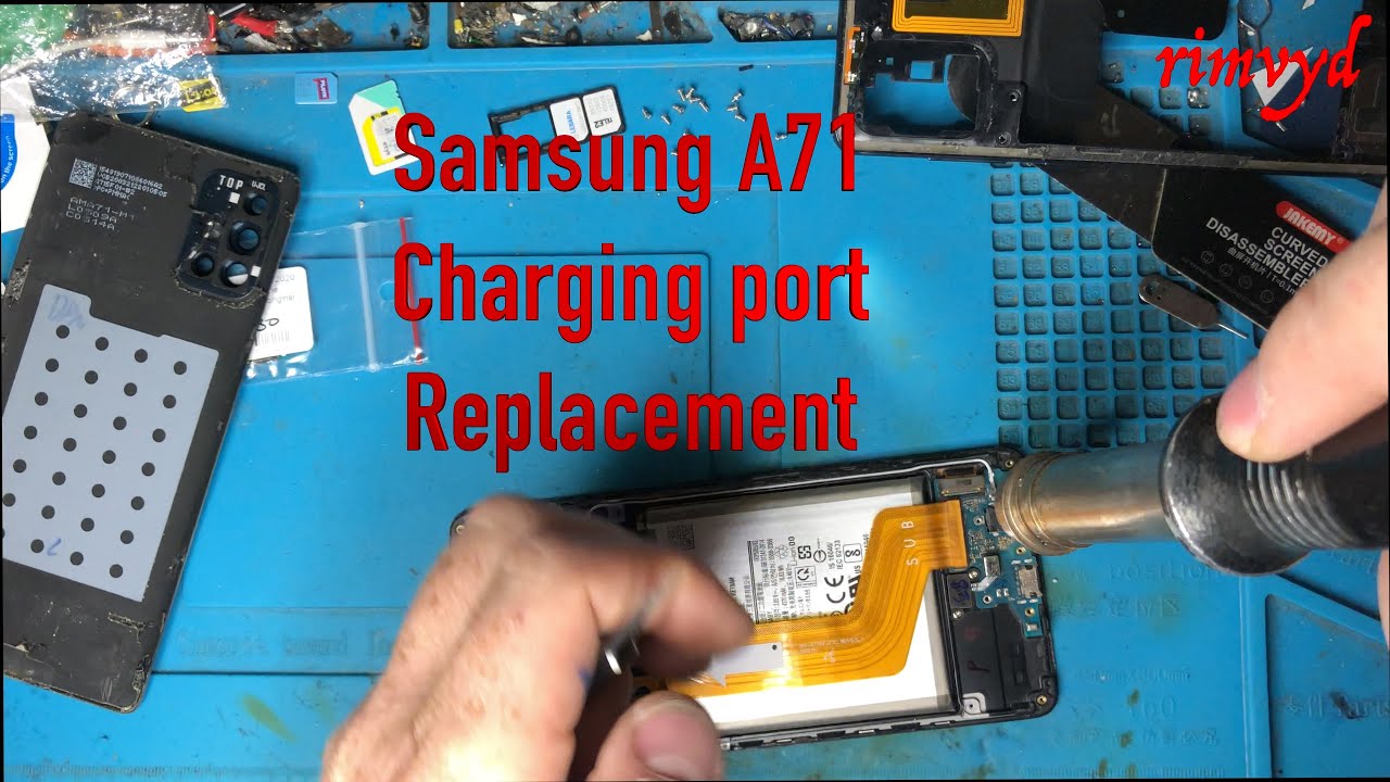 Samsung A71 ,charging port replacement