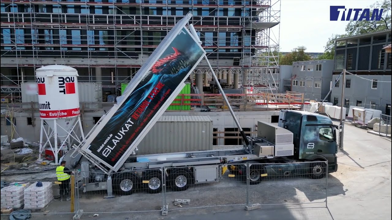 TITAN Z. Das vollautomatische, mobile Estrichsystem für Zementestrich