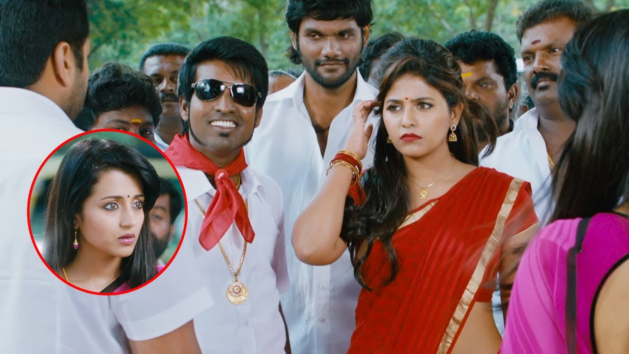 Anjali Trisha Latest Telugu Full Movie Part 10 | Naari Naari Naduma Murari | Jayam Ravi | Soori