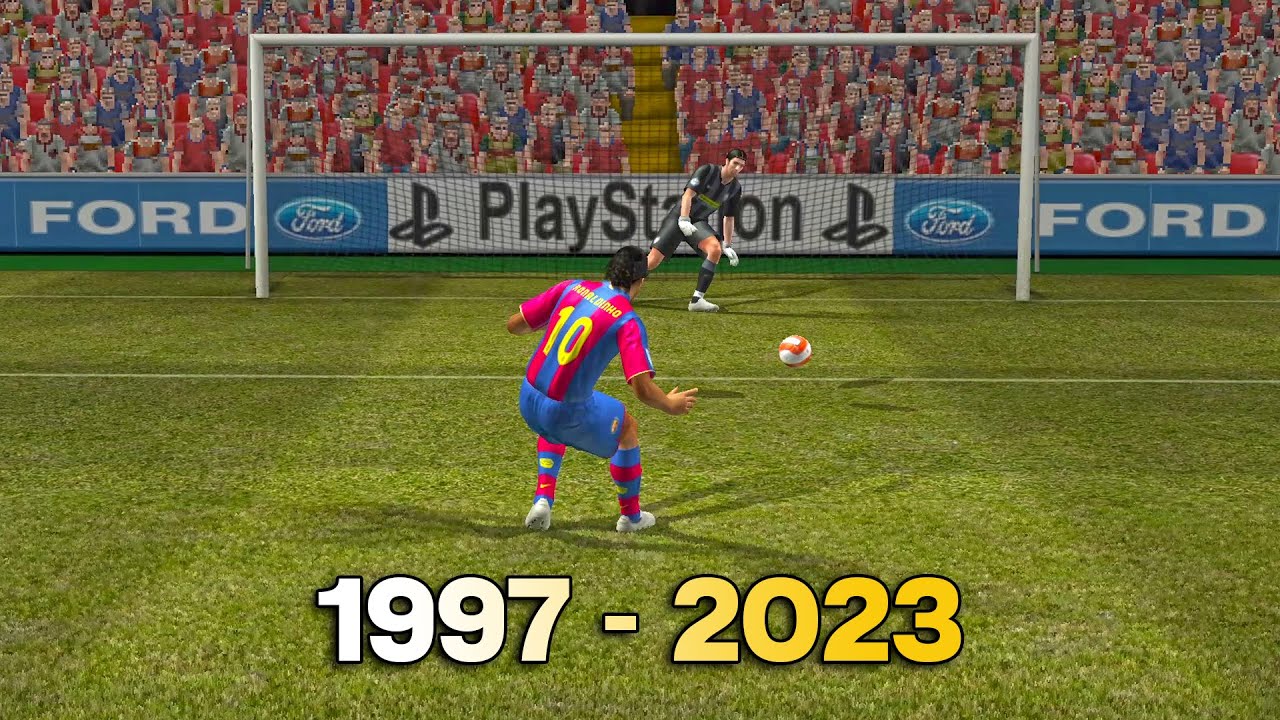 Пенальти из eFootball с 1997 по 2023 год