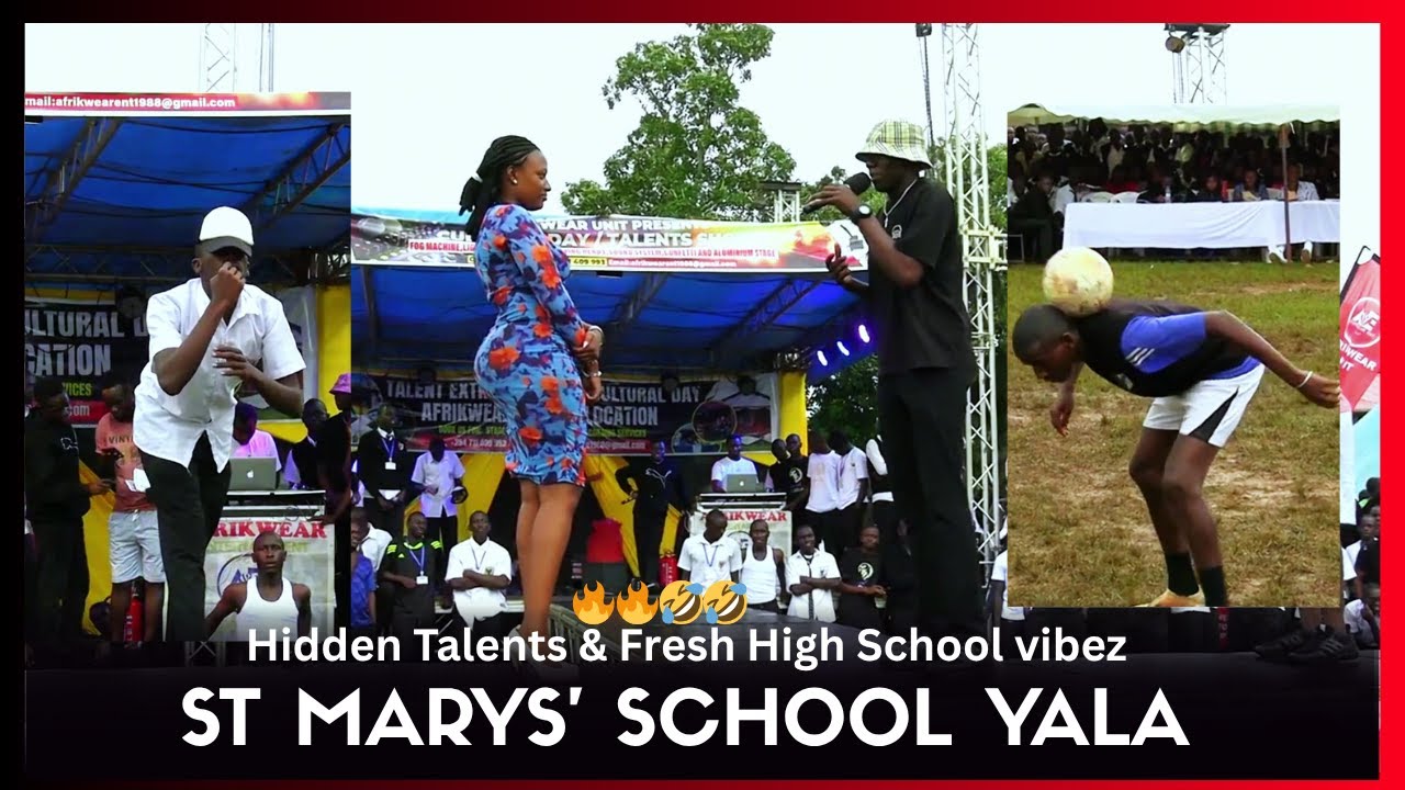 HIDDEN TALENTS🤣🤣 & VIBEZ @ ST MARYS' SCHOOL YALA🔥| COUSINS EDITION | AFRIKWEAR UNIT ON LOCATION💯