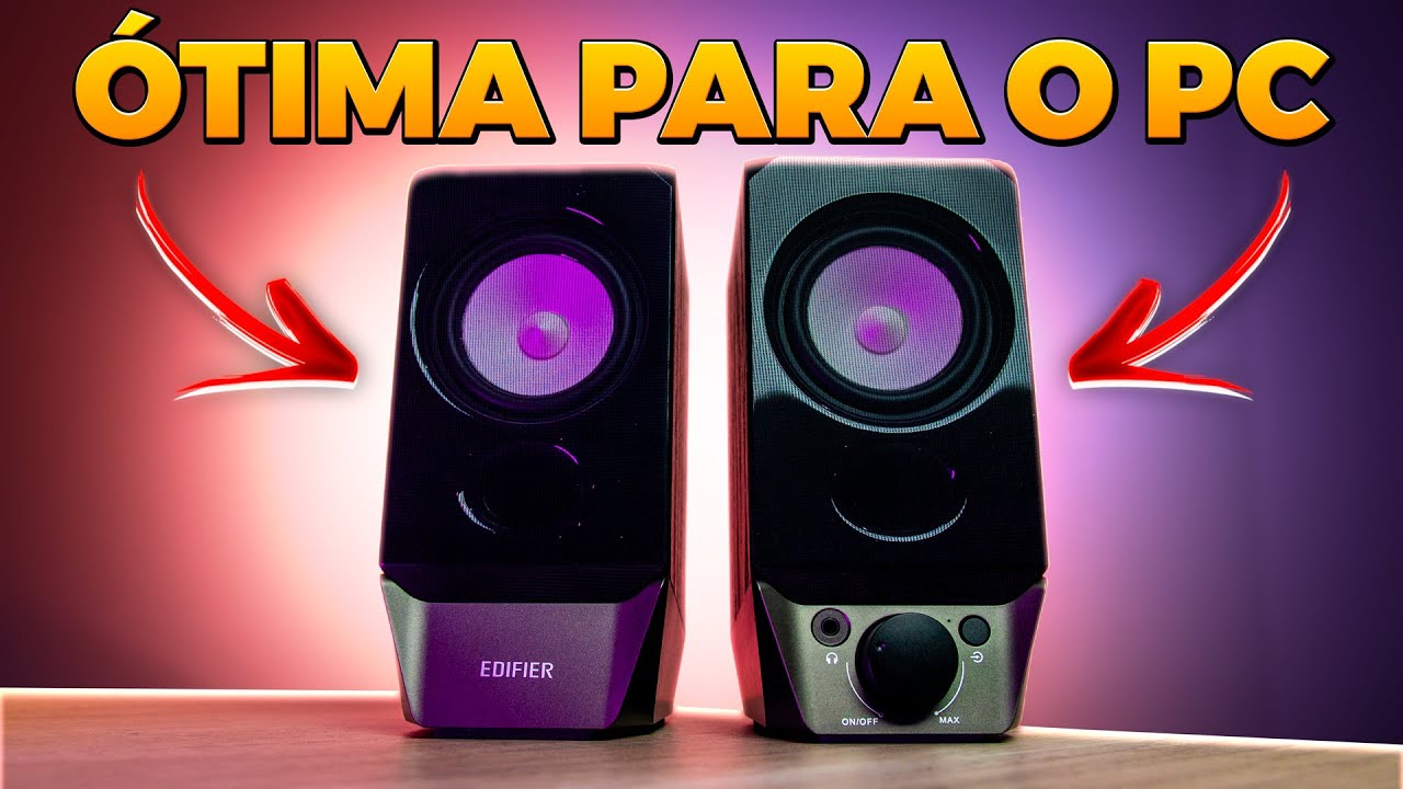 SURPREENDEU DEMAIS! Edifier R19BT tem ótimo som e recursos legais!
