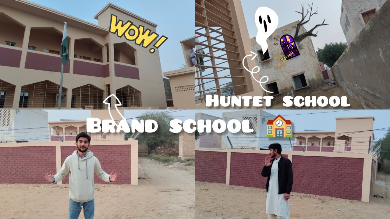 Brand new school 😯 hunted house 💀