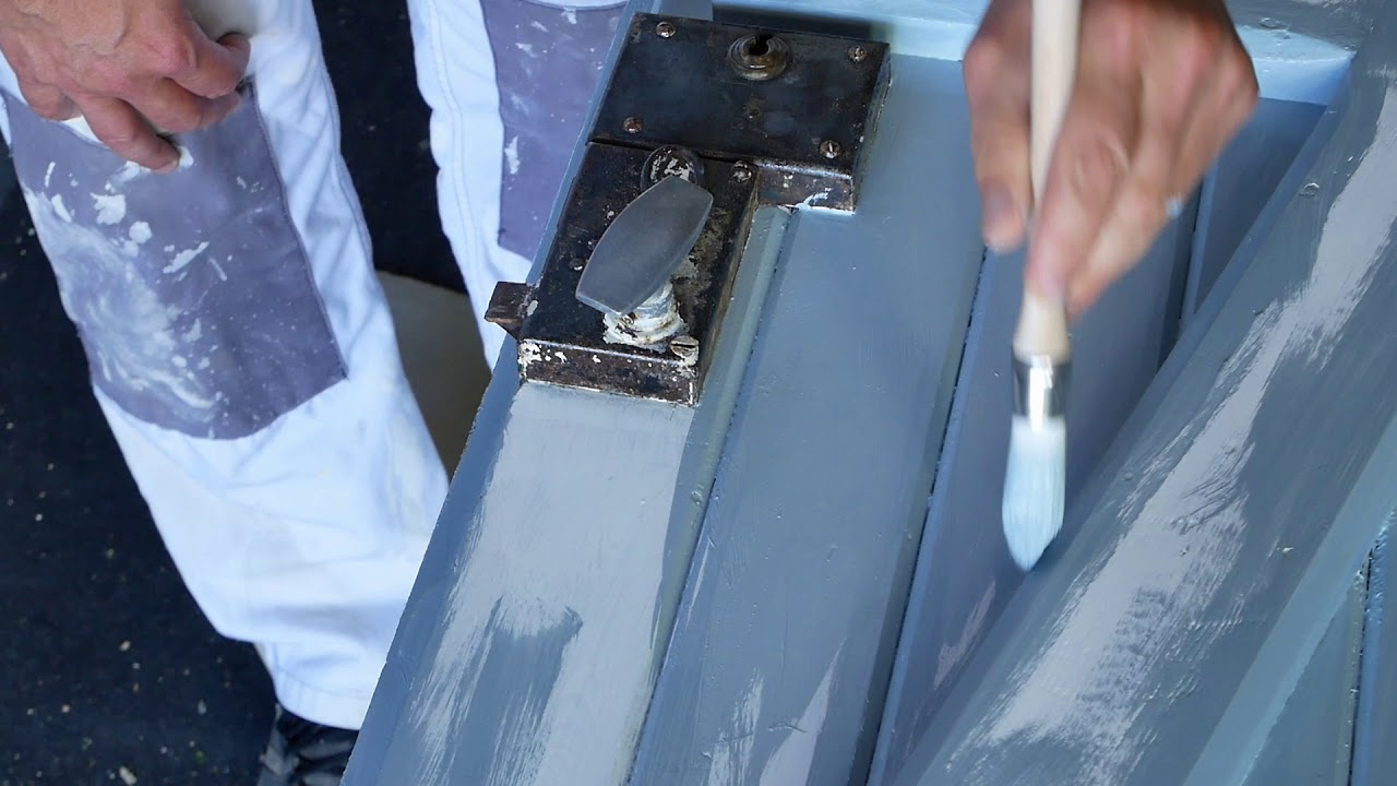 peinture bleu charrette biorox
