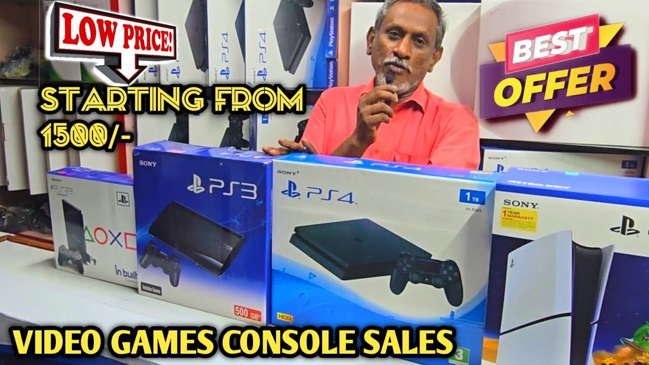 Sony Playstation: Best Price | Chennai, Mount Road, Rich Street | Video Game Sale & Service | Offer