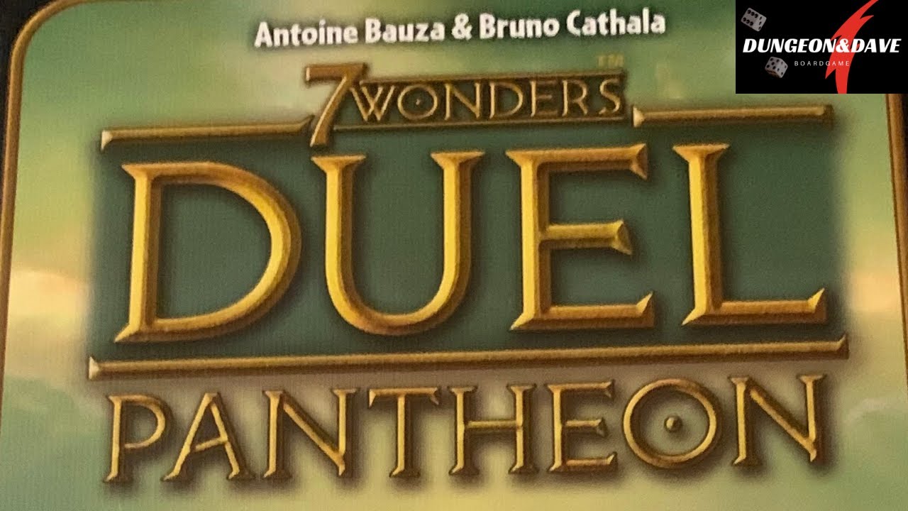 7 Wonders Duel Pantheon | Il regolamento