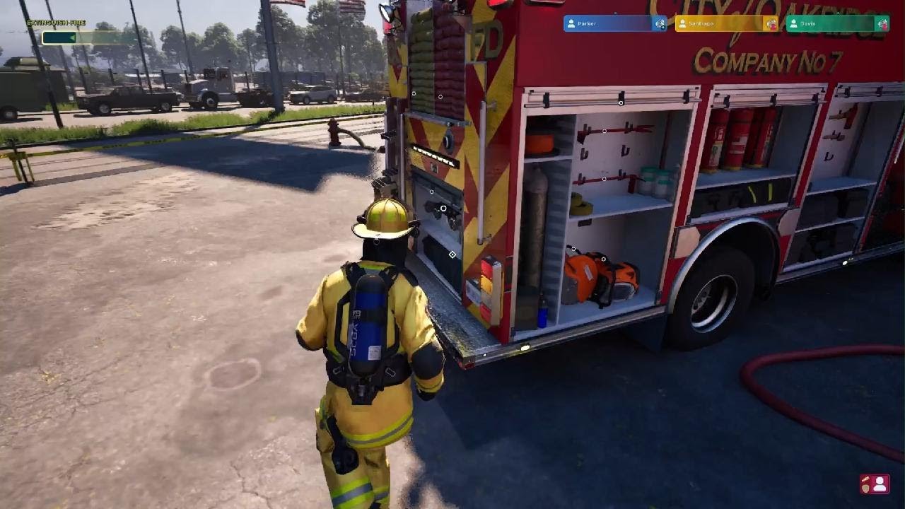 Firefighting Simulator: Ignite Busy day at work.