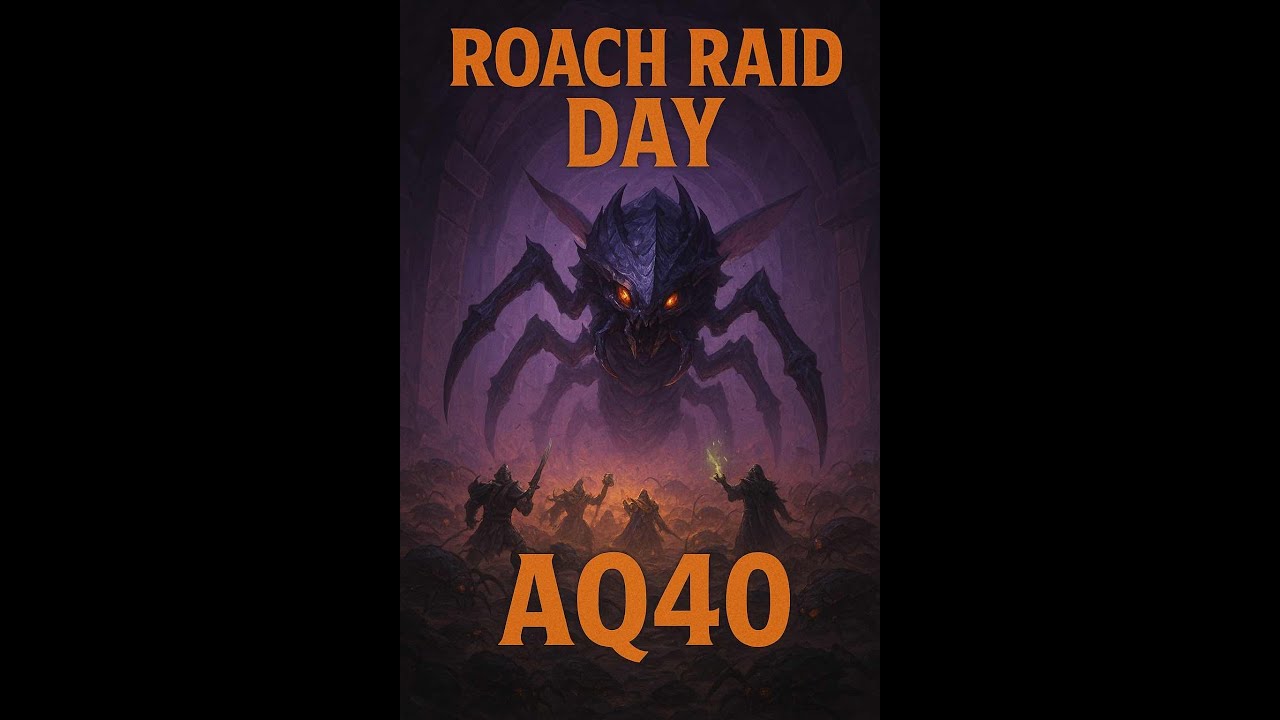 Raw AQ40 Raid POV Shaman Healing with Roach Guild (Classic WoW)