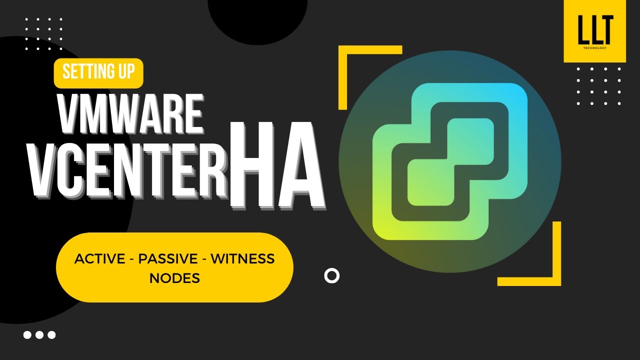 VMware vCenter 7 HA (high availability) setup  #vmware #virtualization