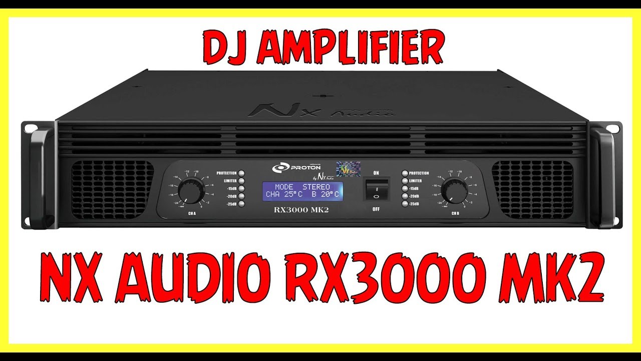 3000w latest NXAudio Amplifier RX3000MK2
